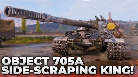 Side Scraping King Object A World Of Tanks Youtube