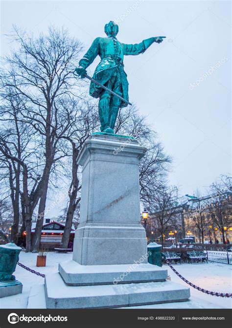 Vertical Shot Karl Xii Statue Kungstradgarden Stockholm Sweden Stock Photo by ©Wirestock 498822320