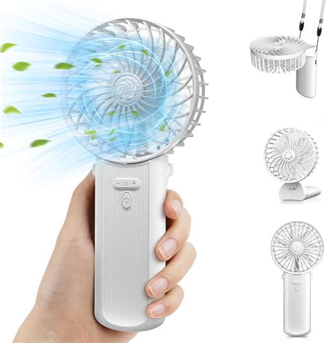 cnmtcco handheld fan mini portable usb fan   speeds rechargeable