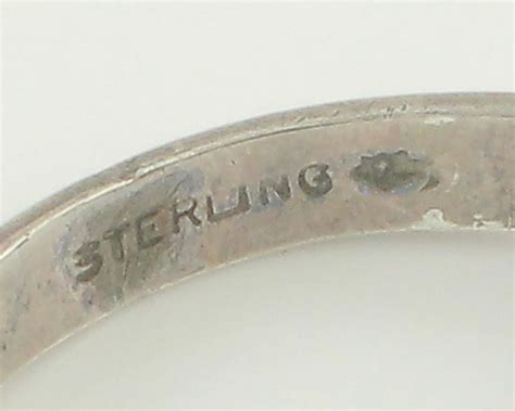 Sterling Silver Hematite Ring Vargas Silver Hematite Ring Vintage