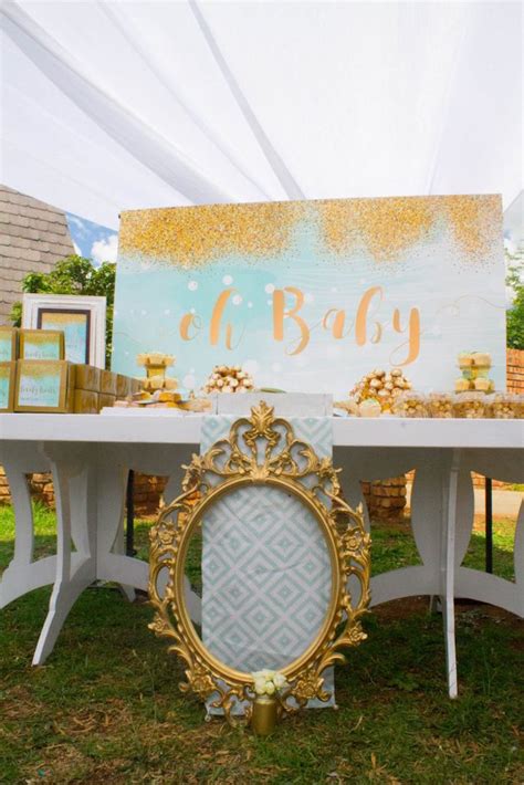 Kara S Party Ideas Rustic Glam Baby Shower Kara S Party Ideas