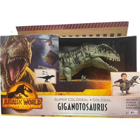 Buy Jurassic World Dominion Super Colossal Giganotosaurus Figure Giant Dinosaur Online At Lowest