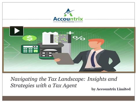 Ppt Navigating The Tax Landscape Insights And Strategies With A Tax