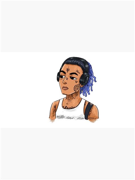 Póster «xxxtentation Dibujar Perfil De Dibujos Animados Rip Leyenda Rap