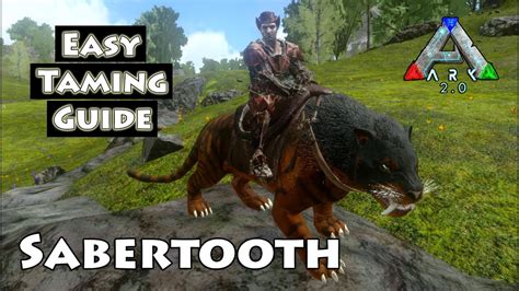 Tagalog Guide On How To Tame A Sabertooth Ark Mobile Taming