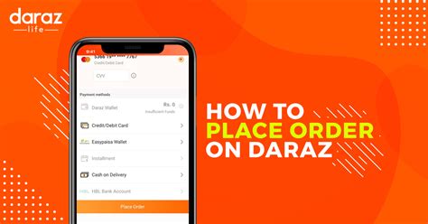 How To Place Order On Daraz Daraz Blog