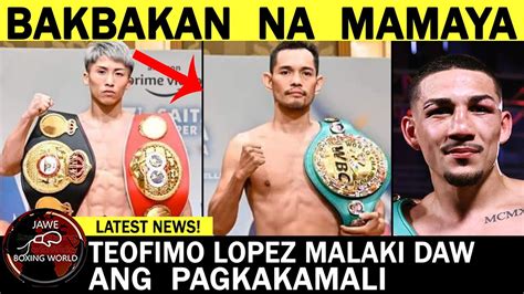 Nonito Donaire Jr Vs Naoya Inoue Bakbakan Na Mamaya Teofimo Lopez