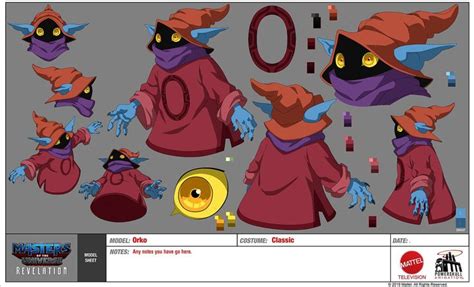 Discover The Orko Character Sheet From Masters Of The Universe Revelation