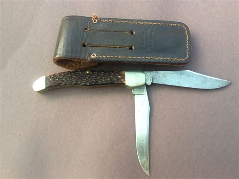 Western Trapper Knife With Sheath Chocolay River Knives