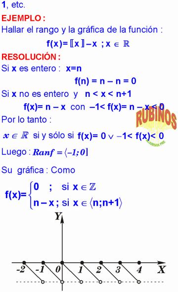 Funcion Maximo Entero Ejemplos Y Ejercicios Resueltos