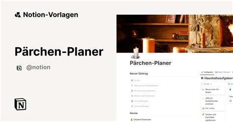 Pärchen Planer 2024 Vorlage Notion Marketplace