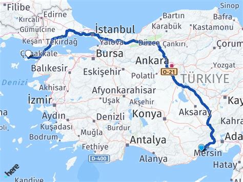 Mersin Erdemli G K Eada Havaalan Aras Ka Km Yol Tarifi