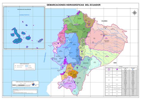 Regiones Hidrogr Ficas Del Ecuador Identifica En El Mapa Las Zonas