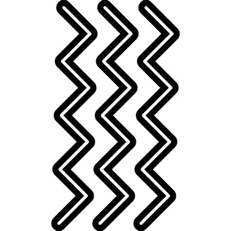 zig zag lines icon