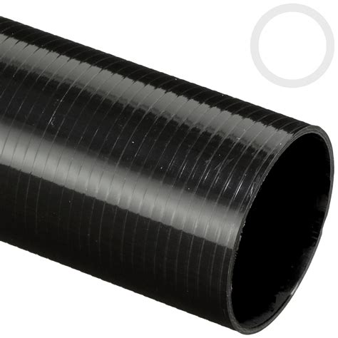 40mm 37mm Roll Wrapped Carbon Fibre Tube 1m 2m Easy Composites