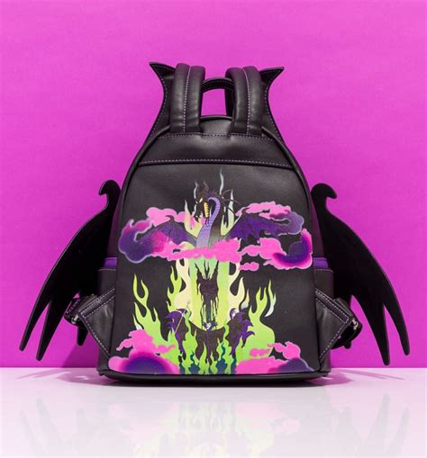 Loungefly Maleficent Cosplay Wings Mini Backpack