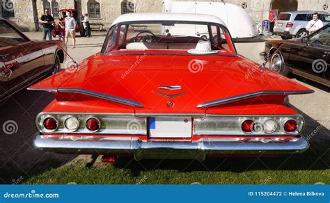 Vintage American Classic Car Chevrolet Biscayne Editorial Photography Image Of Wheels