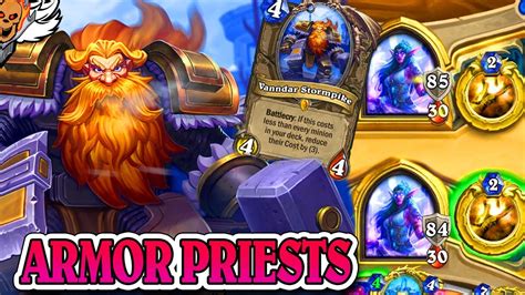 84 Armor Priests With Vanndar Stormpike Hearthstone Fractured In