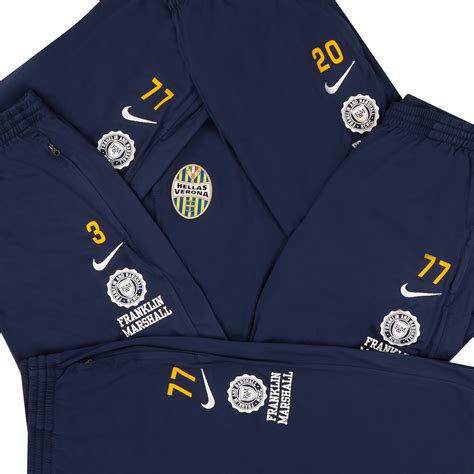 Hellas Verona Player Issue Training Pants Bottoms Excellent