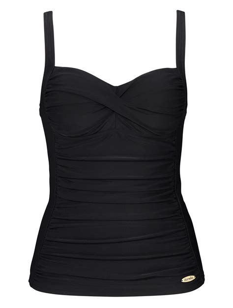 Greena Tankini Sort Damella Blondehuset