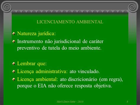 Marli Deon Sette Instrumentos Da Pnma Licenciamento Auditoria