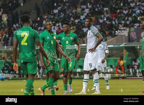 Nigeria’s Super Eagles vs Guinea Bissau game during the 2023 Africa Cup ...