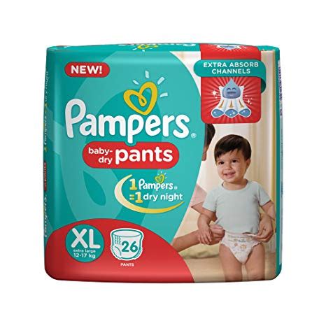 Pampers Baby Dry Pants XL 12 17kg 26pcs Paikari Bazaar