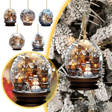 Zerbueate Clearance Snow Globes For Adults Christmas Style Snow