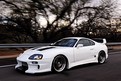 Toyota Supra MK4 White Cars Road Vehicle HD Wallpaper