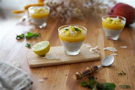 Chia pudding coco mangue Les Pépites de Noisette