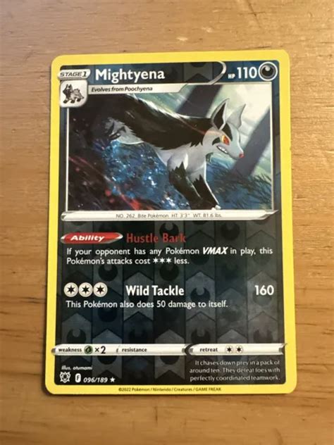 Pok Mon Tcg Mightyena Astral Radiance Reverse Holo Rare