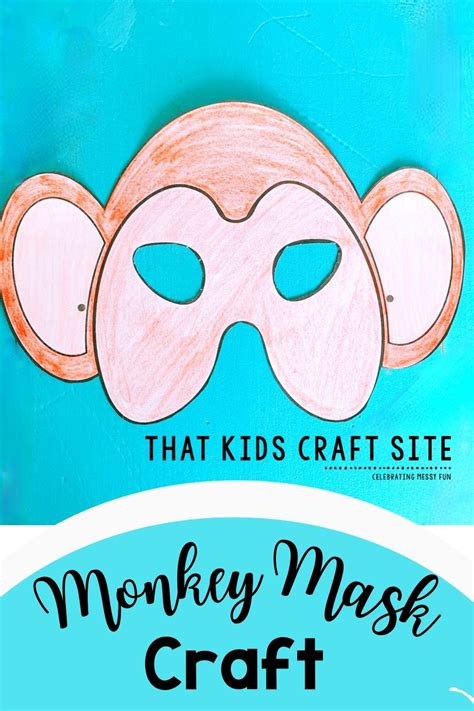 Monkey Mask Craft - That Kids' Craft Site