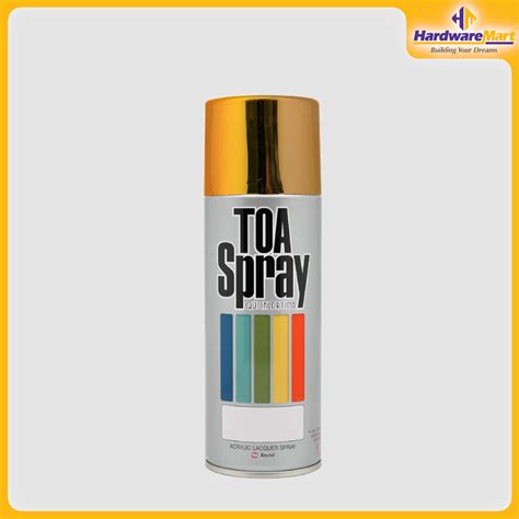 Spray Paint Acrylic Lacquer Spray Paint Pearl Gold Toa Hardwaremart