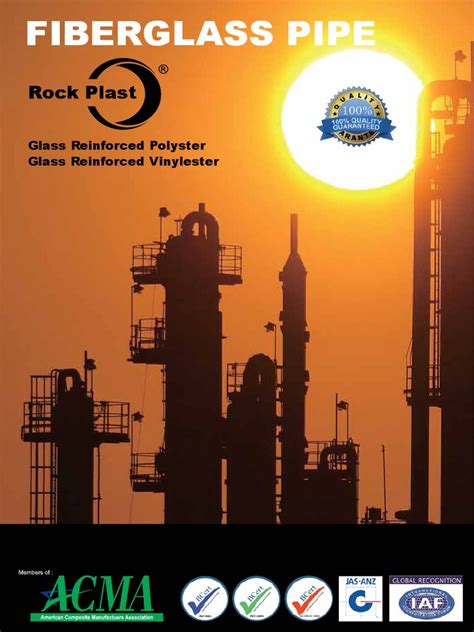 Rock Plast Pipe Brochure Pdf Fiberglass Pipe Fluid Conveyance