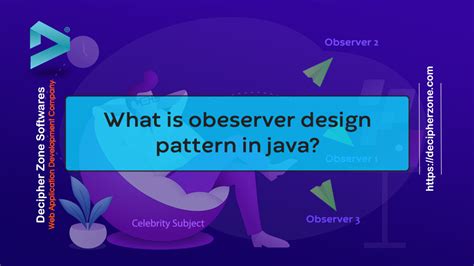 Design Patterns A Quick Guide To Observer Pattern In Java Html Hints