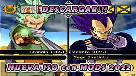 DESCARGAR NUEVA ISO DBZ BT3 VERSION LATINO MODS RANDOM WTF CON