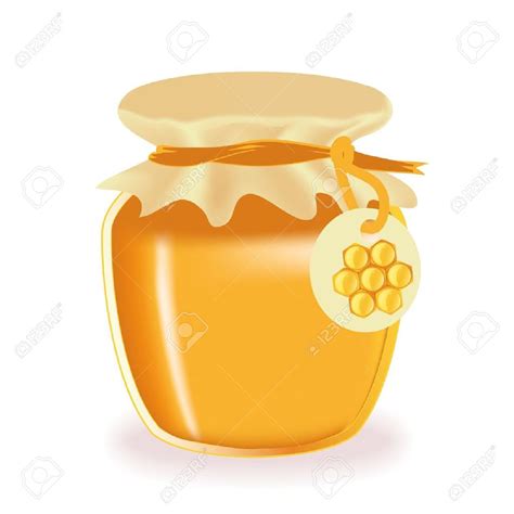 honey jars - Clip Art Library