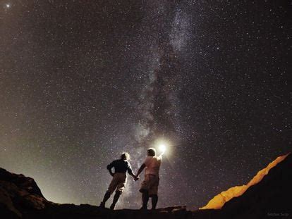 El Cielo Estrellado Del Parque Nacional De Monfrag E Foto Del D A De