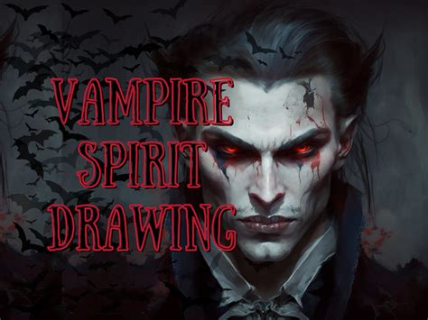 Vampire Spirit Drawing Psychic Artist I Will Draw Your - Etsy