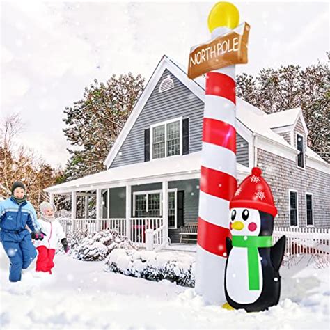 Turnmeon Feet Giant Christmas Inflatable Decoration Outdoor Blow Up