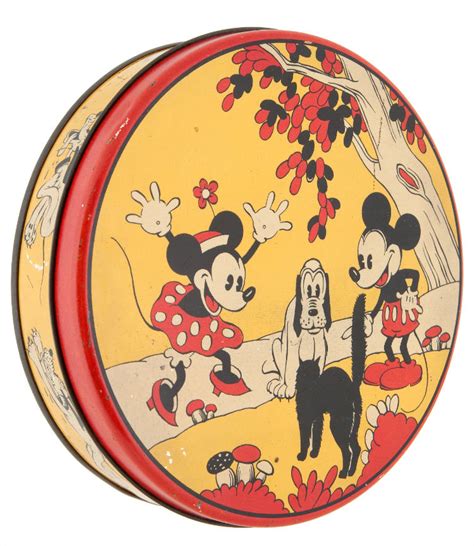 Hake S MICKEY MOUSE CANADIAN TIN CONTAINER