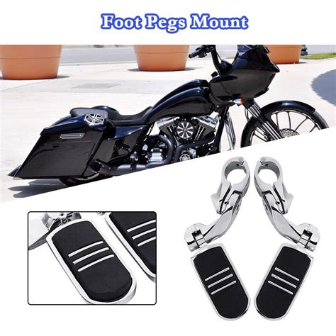 Foot Pegs Footrests Pedal Aluminum Rest Pedal For Honda Kawasaki Yamaha