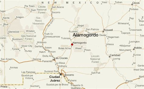 Alamogordo New Mexico Map