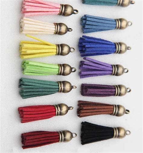 Wholesale Eco Friendly 38mm Colorful Faux Leather Tassels Buy Tassels