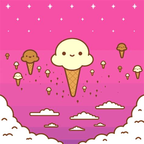 Ice Cream Scoops Melting Art 