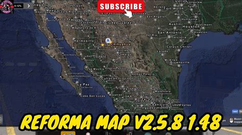 American Truck Simulator Reforma Map V Youtube