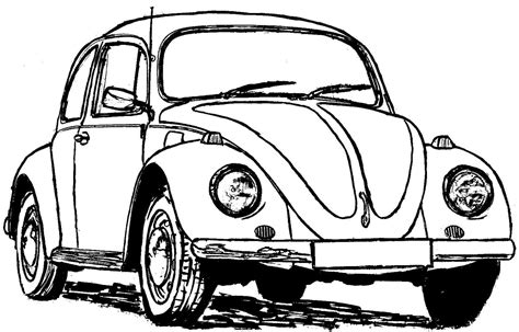 Dibujos Para Colorear De Carros Antiguos | Dibujos Para Colorear