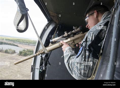 South Dakota Army National Guard Sgt Cory Staab Fires A M110 Semi