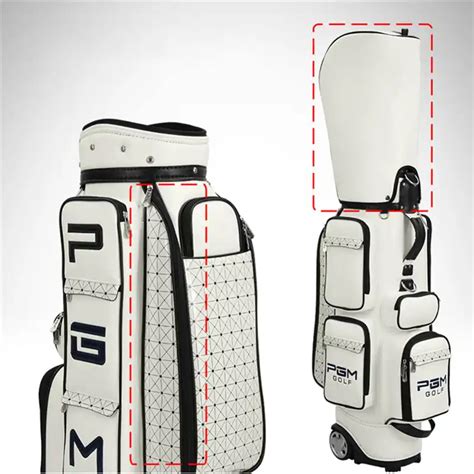 Pgm Golf Standard Bag Pu Waterproof Golf Bags Multi Purpose Aviation Packages Large Capacity