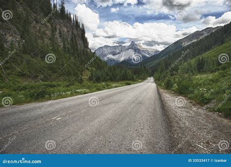 Rocky Mountain Road Stock Image Image Of Blue Jasper 33533417